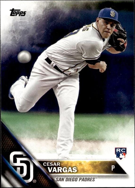 2016 Topps Update Cesar Vargas #US289 trading card