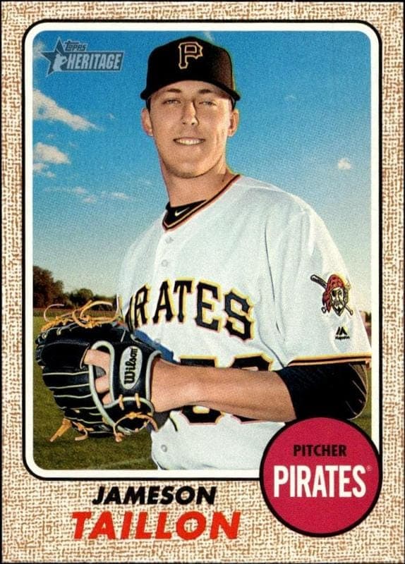 2017 Topps Heritage Jameson Taillon #478 trading card