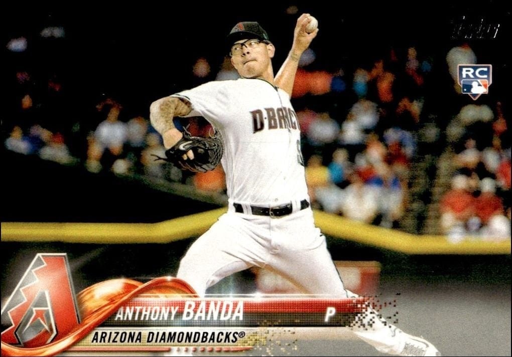 Anthony Banda 2018 Topps #247 Baseball Trading Card - Front 2018 Topps Anthony Banda #247 baseball trading card front
