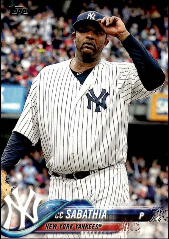2018 Topps Series 1 CC Sabathia #236 trading card