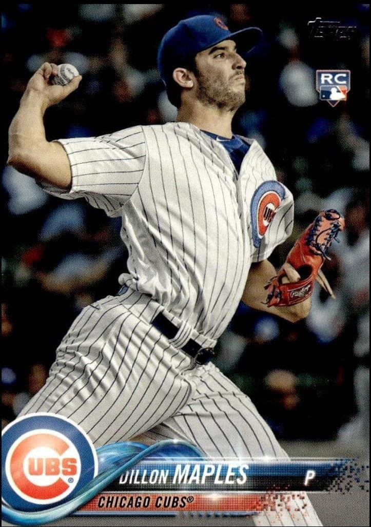 Dillon Maples 2018 Topps Series 2 #572 Baseball Trading Card - Front 2018 Topps Series 2 Dillon Maples #572 baseball trading card front