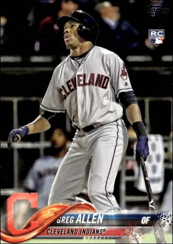 2018 Topps Series 1 Greg Allen #99 trading card