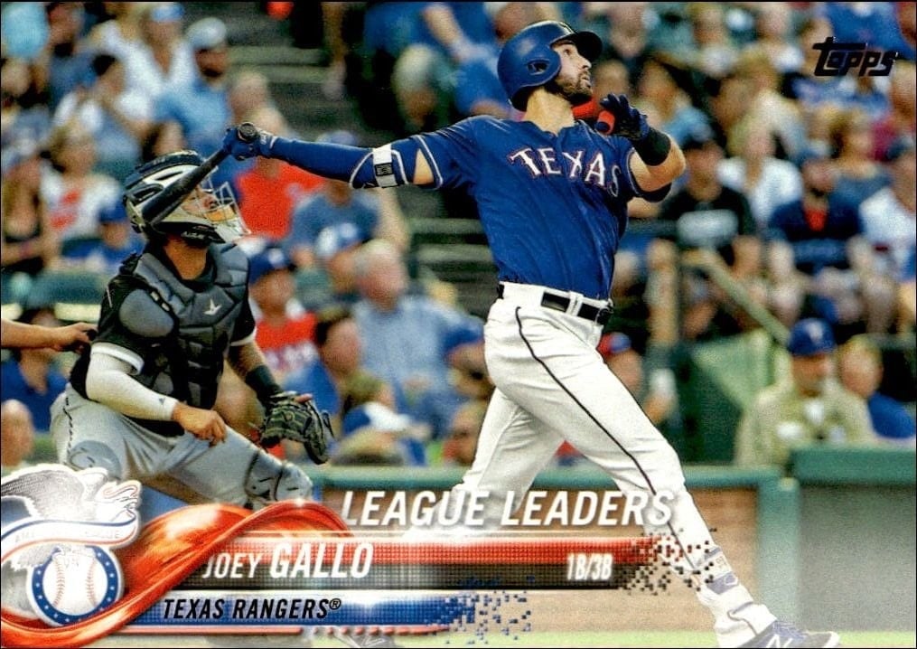 Joey Gallo 2018 Topps #12 Baseball Trading Card - Front 2018 Topps Joey Gallo #12 baseball trading card front