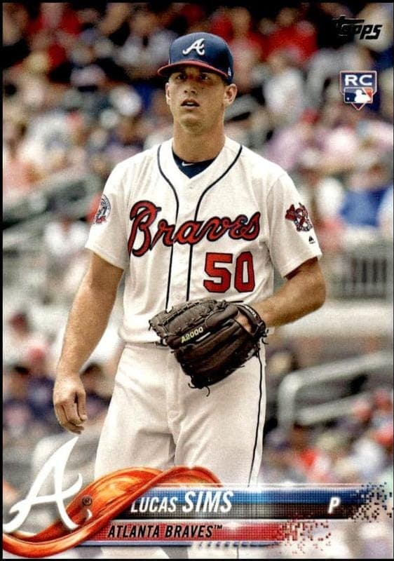 2018 Topps Series 1 Lucas Sims #278 trading card