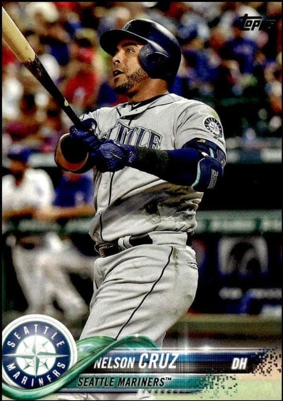 2018 Topps Series 1 Nelson Cruz #91 trading card