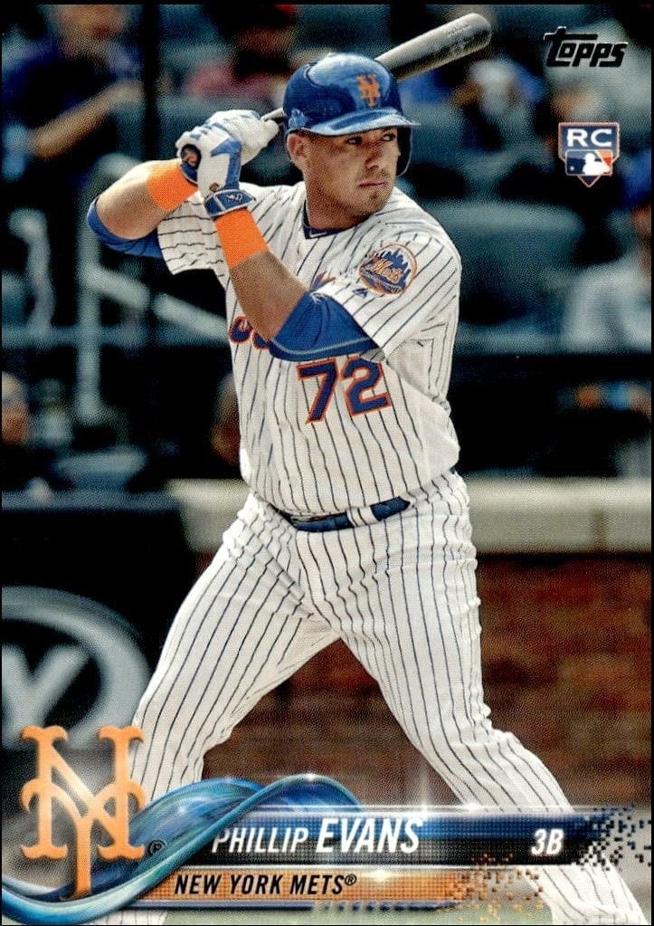 Phillip Evans 2018 Topps Series 2 #517 Baseball Trading Card - Front 2018 Topps Series 2 Phillip Evans #517 baseball trading card front