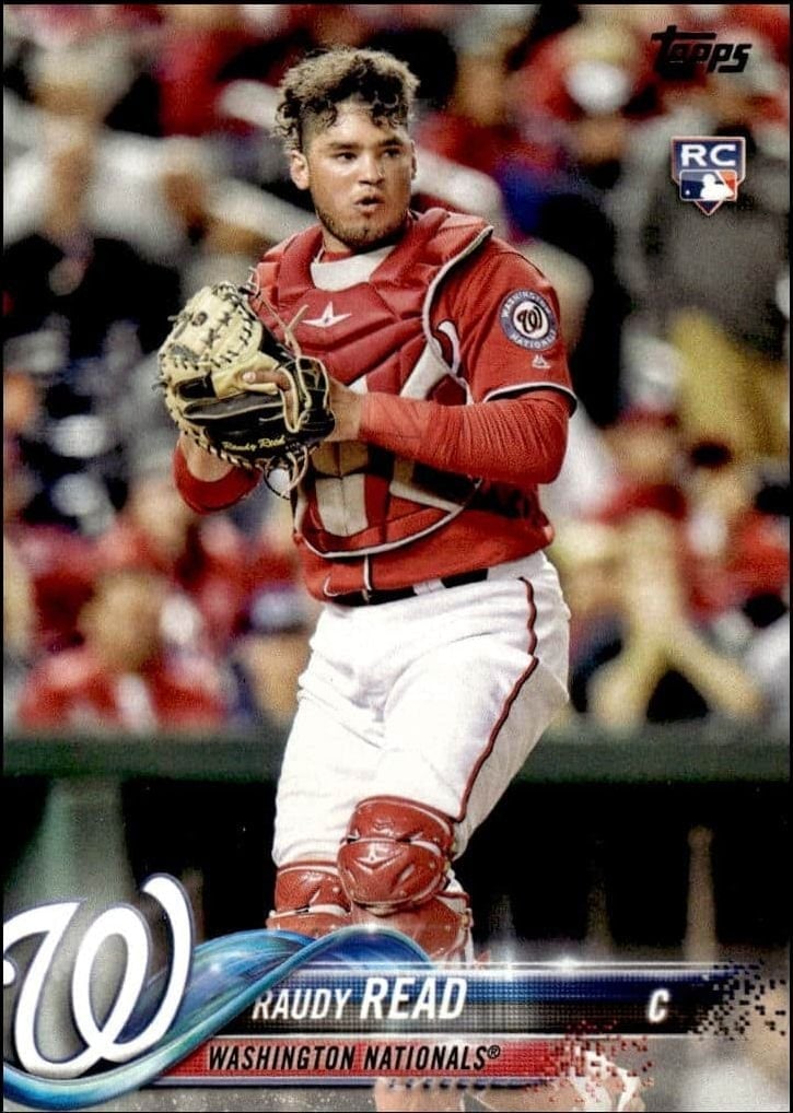 Raudy Read 2018 Topps #136 Baseball Trading Card - Front 2018 Topps Raudy Read #136 baseball trading card front