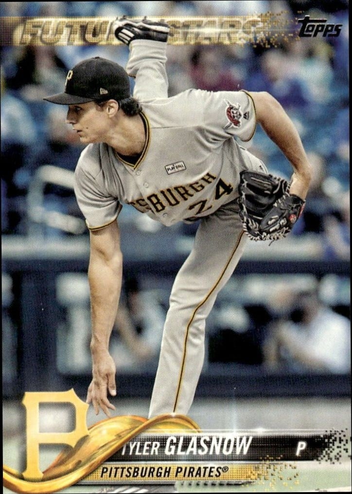Tyler Glasnow 2018 Topps Series 2 #366 Baseball Trading Card - Front 2018 Topps Series 2 Tyler Glasnow #366 baseball trading card front