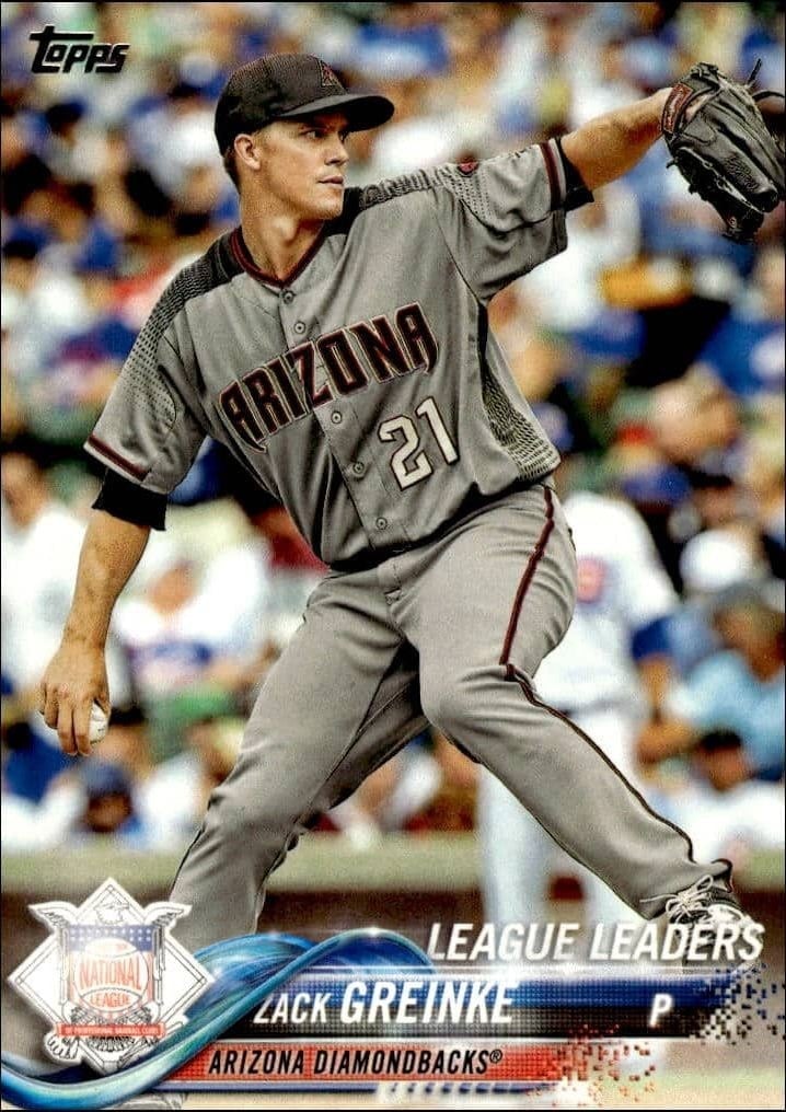 Zack Greinke 2018 Topps #146 Baseball Trading Card - Front 2018 Topps Zack Greinke #146 baseball trading card front