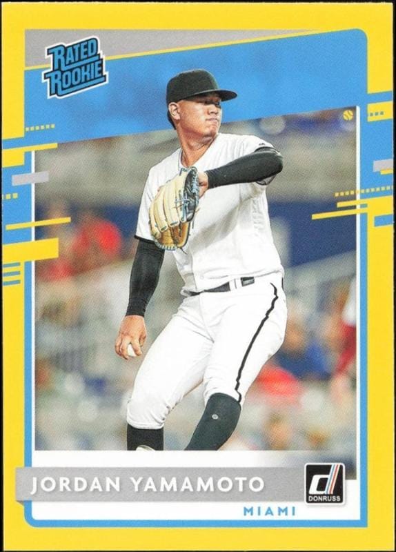 2020 Donruss Jordan Yamamoto #35 trading card