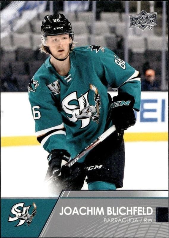2021-22 Upper Deck Ahl Joachim Blichfeld #92