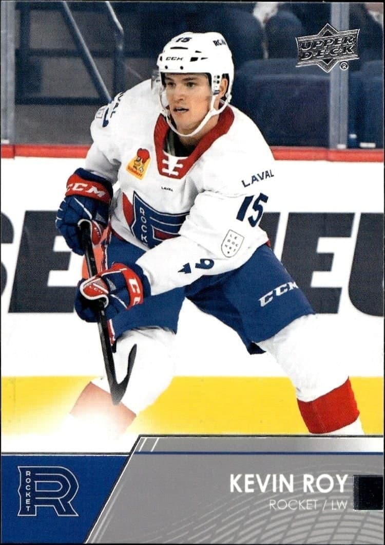 Kevin Roy 2021-22 Upper Deck Ahl #43 Hockey Trading Card - Front 2021-22 Upper Deck Ahl Kevin Roy #43 hockey trading card front