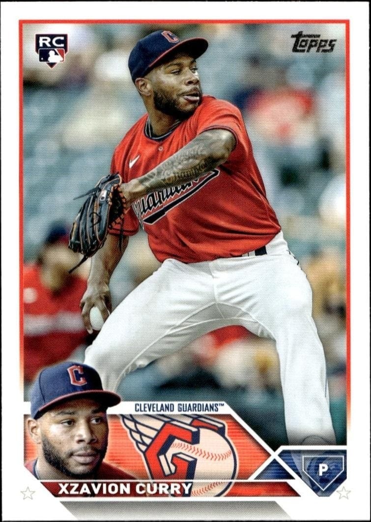 Xzavion Curry 2023 Topps Series 2 #513 Baseball Trading Card - Front 2023 Topps Series 2 Xzavion Curry #513 baseball trading card front