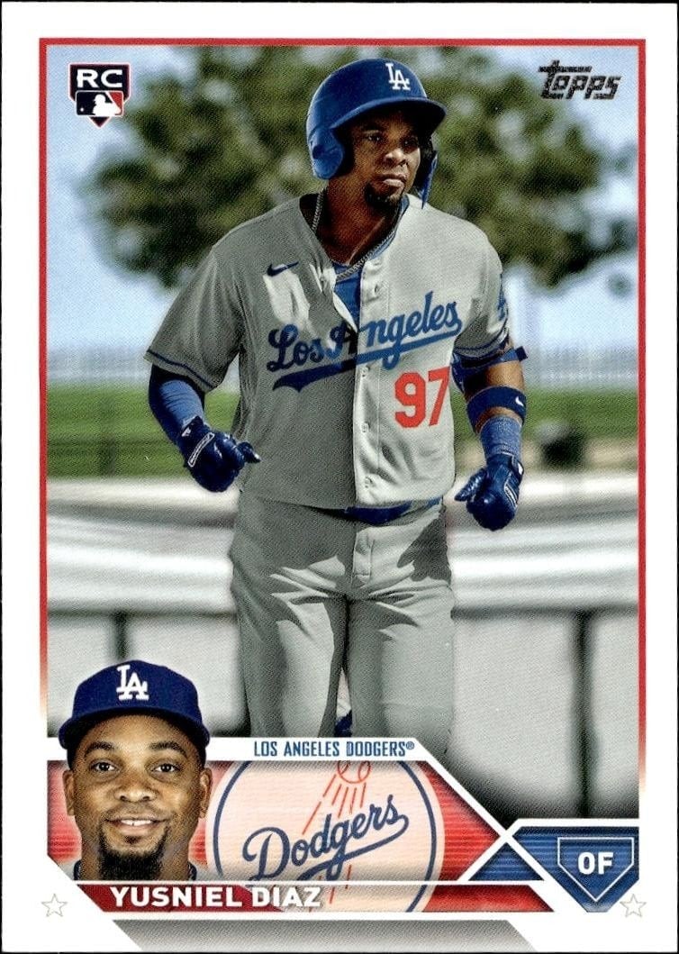 Yusniel Diaz 2023 Topps Series 2 #536 Baseball Trading Card - Front 2023 Topps Series 2 Yusniel Diaz #536 baseball trading card front