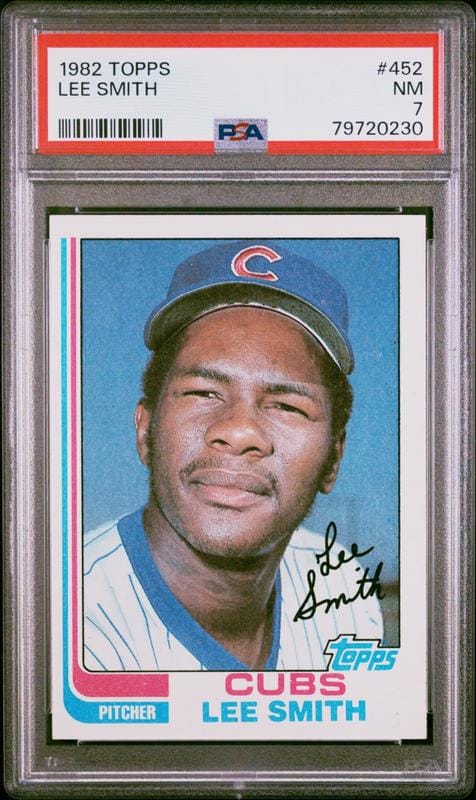 1982 Topps Lee Smith #452 trading card