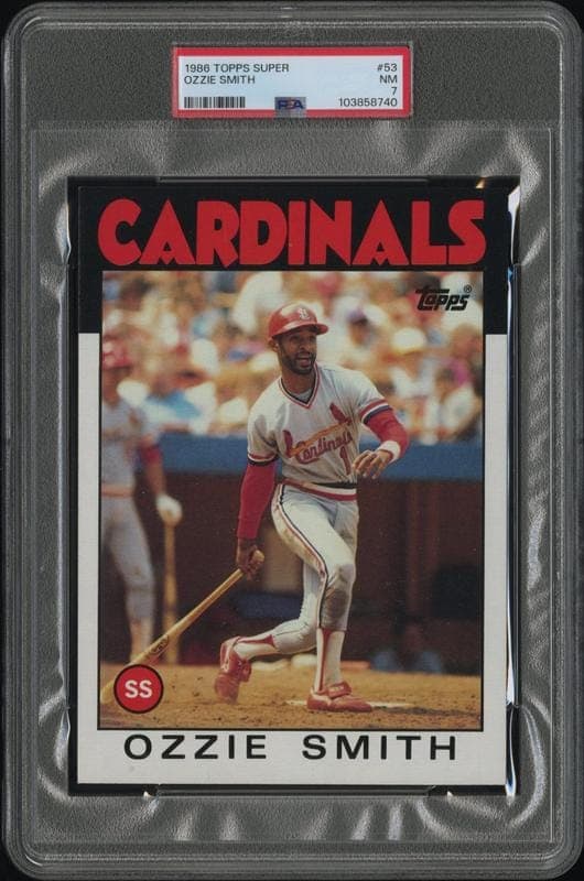 1986 topps Ozzie Smith