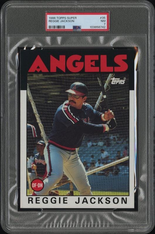 1986 Topps Super Reggie Jackson #35 trading card