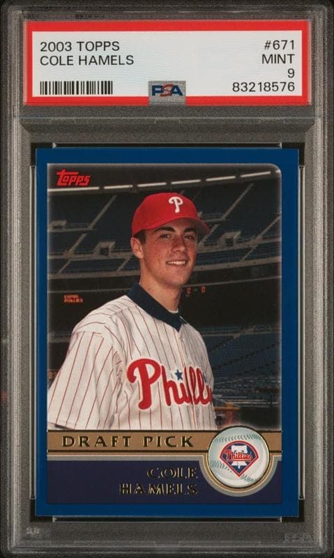 2003 topps Cole Hamels