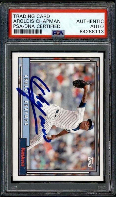 2017 topps Aroldis Chapman