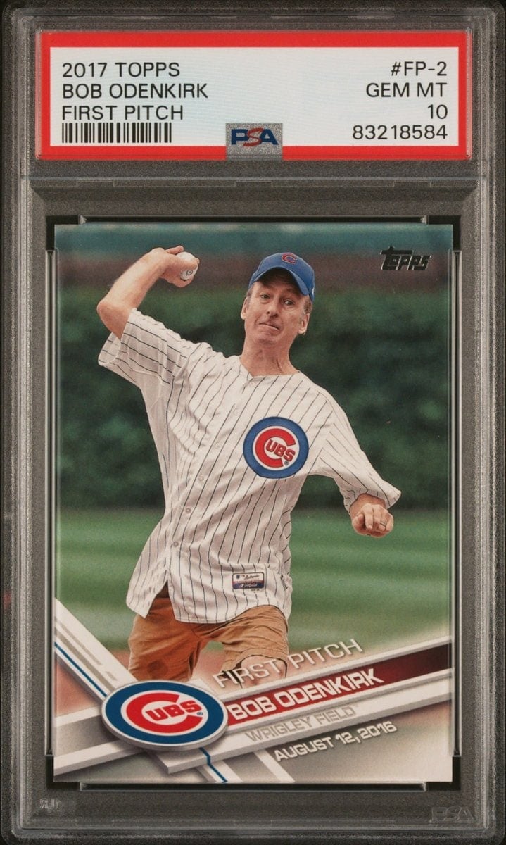 Bob Odenkirk 2017 Topps #FP-2 Baseball Trading Card - Front 2017 Topps Bob Odenkirk #FP-2 baseball trading card front