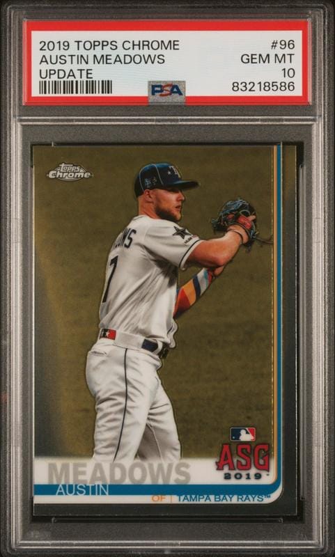 2019 Topps Chrome Update Austin Meadows #96 trading card