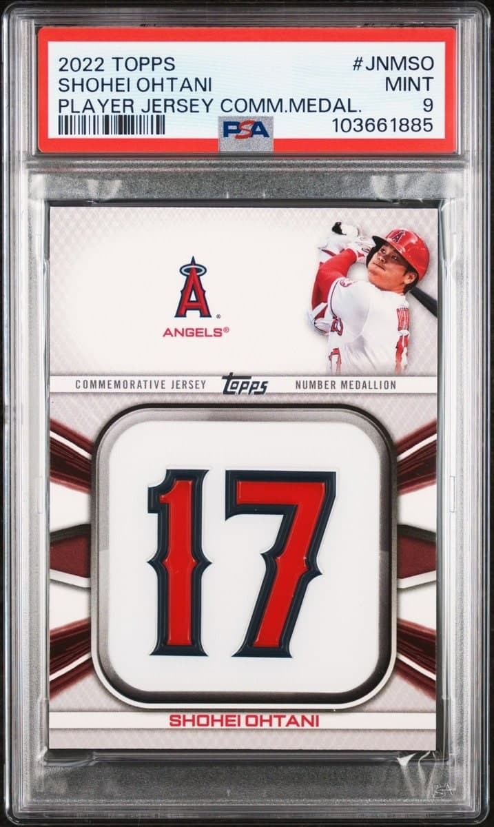Shohei Ohtani 2022 Topps #JNM-SO Baseball Trading Card - Front 2022 Topps Shohei Ohtani #JNM-SO baseball trading card front