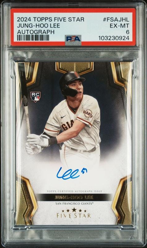 2024 Topps Five Star Jung Hoo Lee #FSA-JHL trading card
