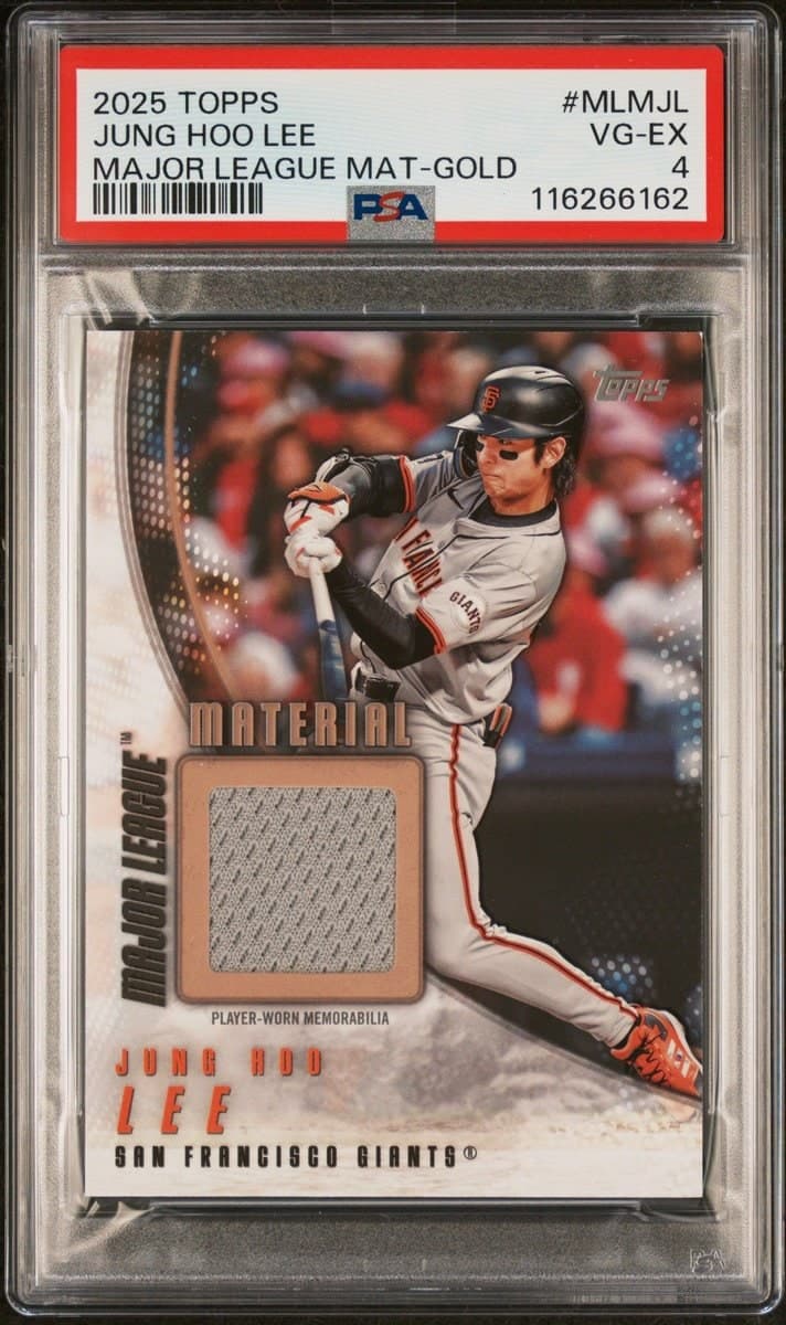 Jung Hoo Lee 2025 Topps #MLM-JL Baseball Trading Card - Front 2025 Topps Jung Hoo Lee #MLM-JL baseball trading card front