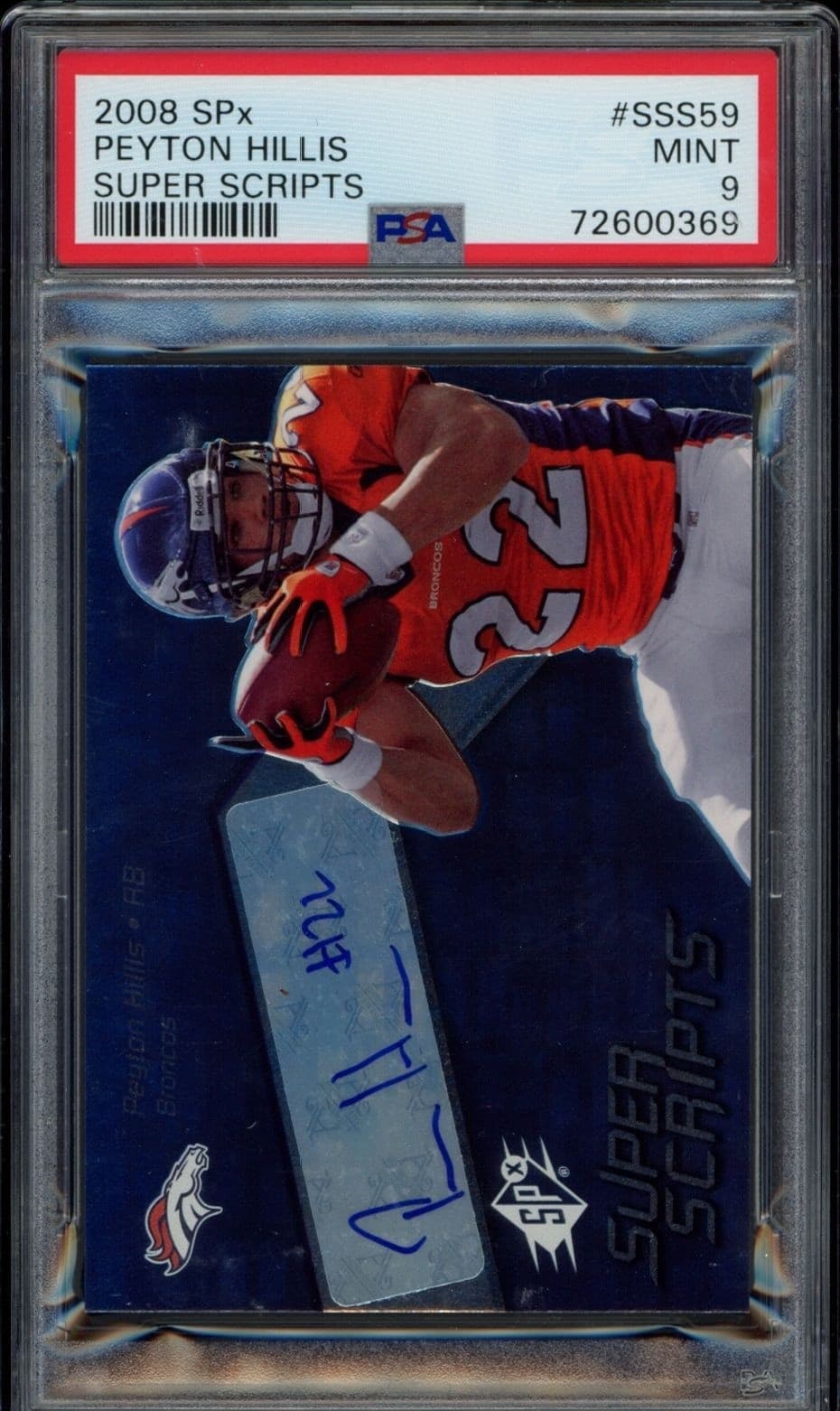 2008 upper-deck Peyton Hillis