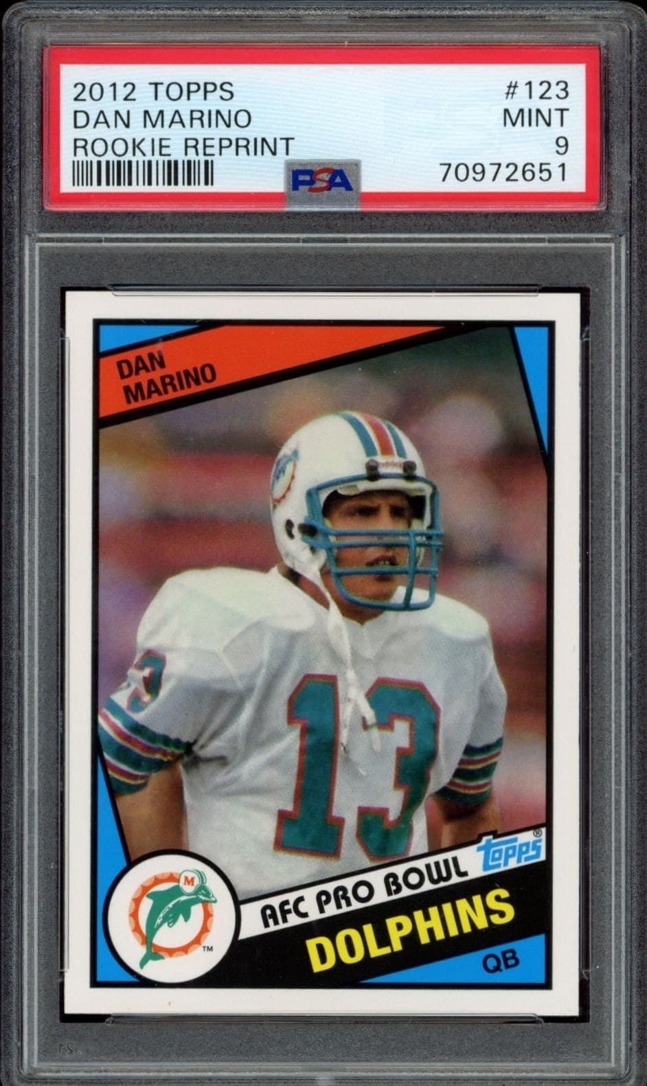 2012 topps Dan Marino