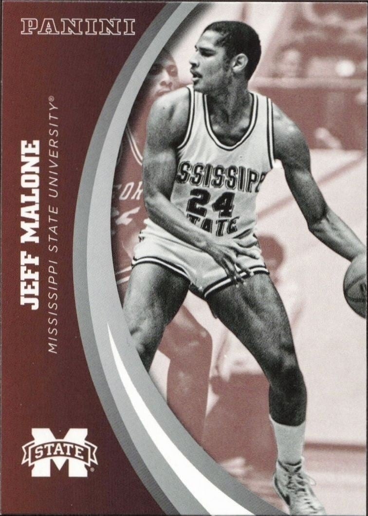 Jeff Malone 2016-17 Panini Mississippi State #39 Basketball Trading Card - Front 2016-17 Panini Mississippi State Jeff Malone #39 basketball trading card front