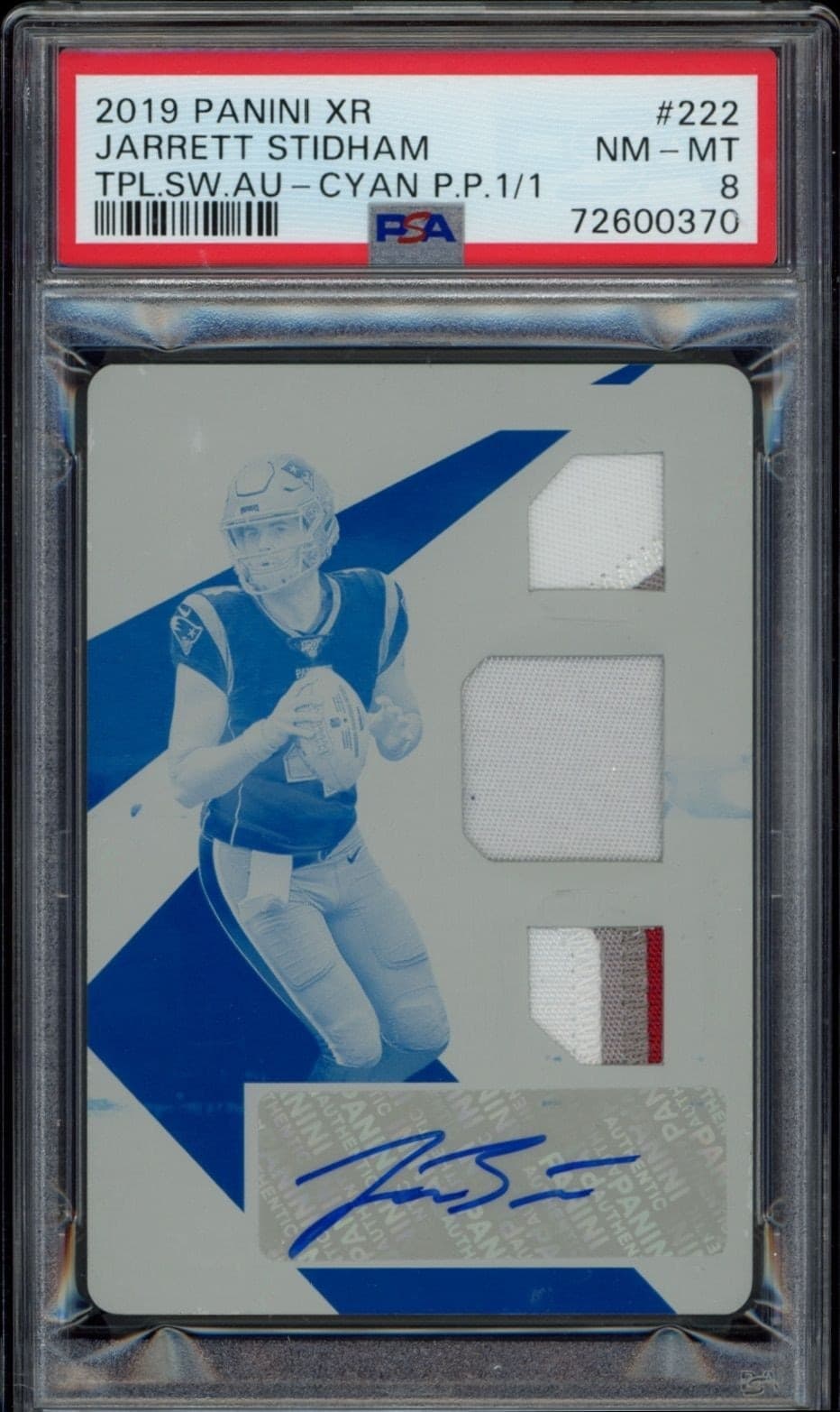 2019 panini Jarrett Stidham