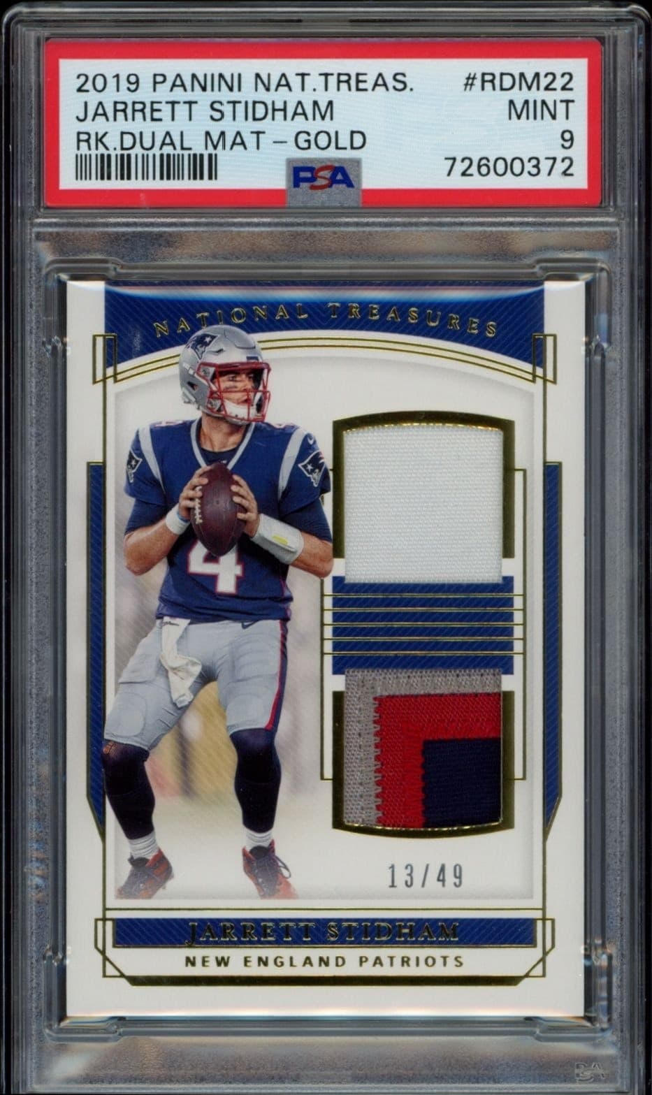 2019 panini Jarrett Stidham