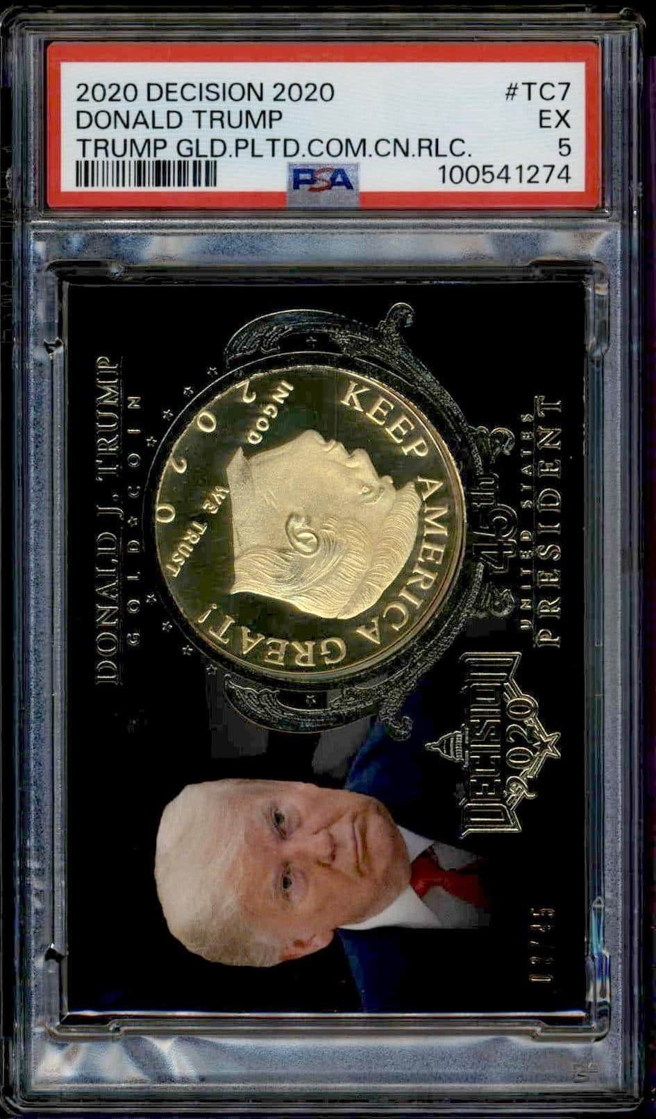 2020 Leaf Decision Series 2 Donald J. Trump #TC7