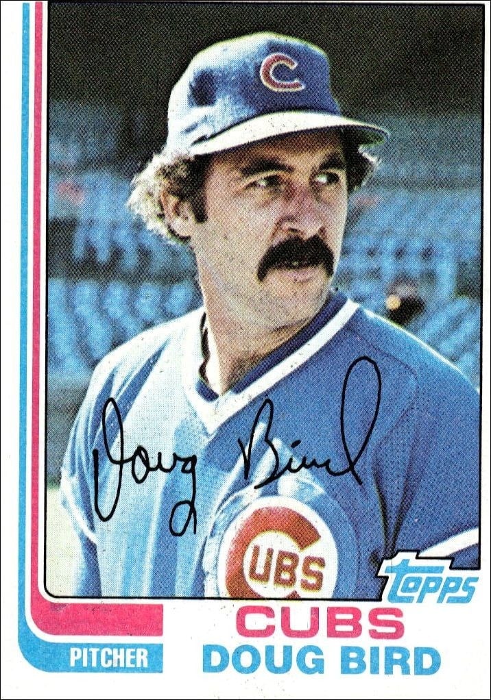 Doug Bird 1982 Topps #273 Baseball Trading Card - Front 1982 Topps Doug Bird #273 baseball trading card front