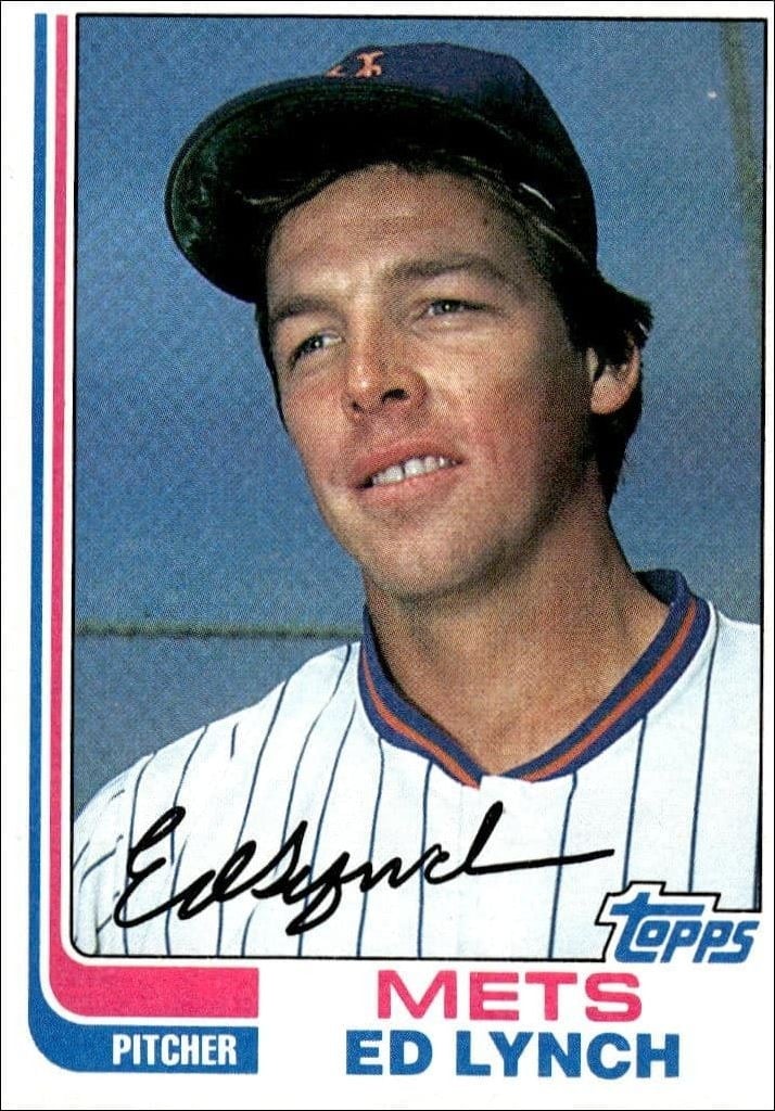 Ed Lynch 1982 Topps #121 Baseball Trading Card - Front 1982 Topps Ed Lynch #121 baseball trading card front