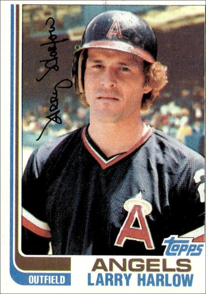 Larry Harlow 1982 Topps #257 Baseball Trading Card - Front 1982 Topps Larry Harlow #257 baseball trading card front