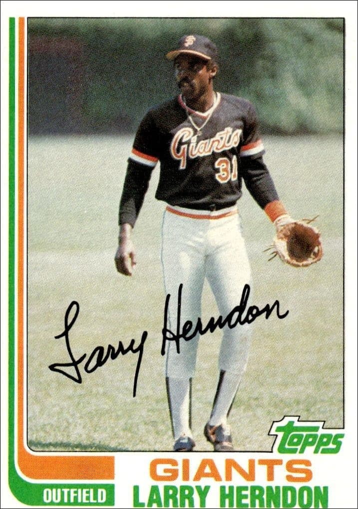 1982 Topps Larry Herndon #182