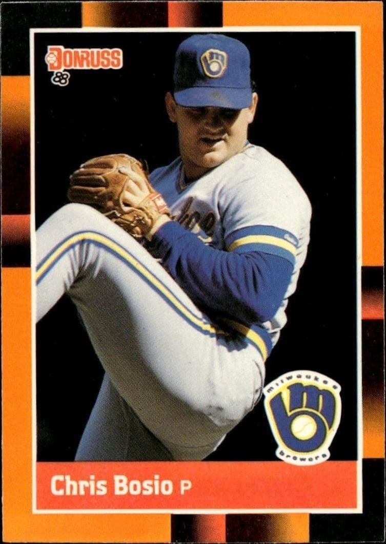 Chris Bosio 1988 Donruss Baseball's Best #295 Baseball Trading Card - Front 1988 Donruss Baseball's Best Chris Bosio #295 baseball trading card front