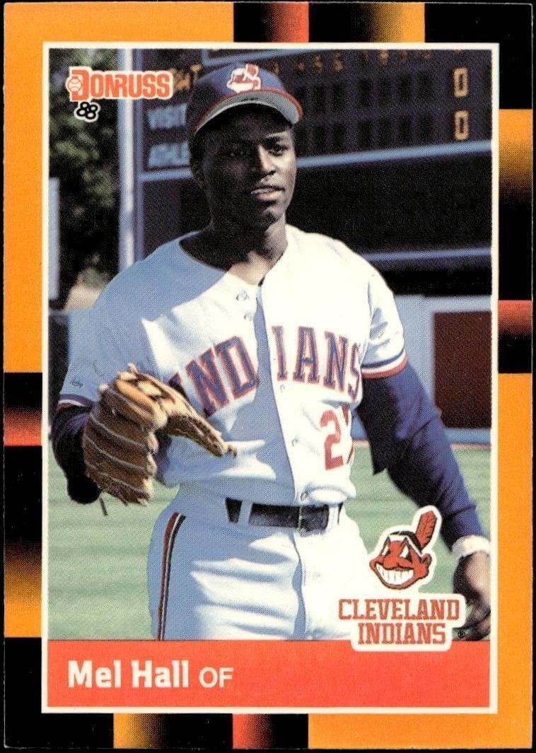 Mel Hall 1988 Donruss Baseball's Best #173 Baseball Trading Card - Front 1988 Donruss Baseball's Best Mel Hall #173 baseball trading card front