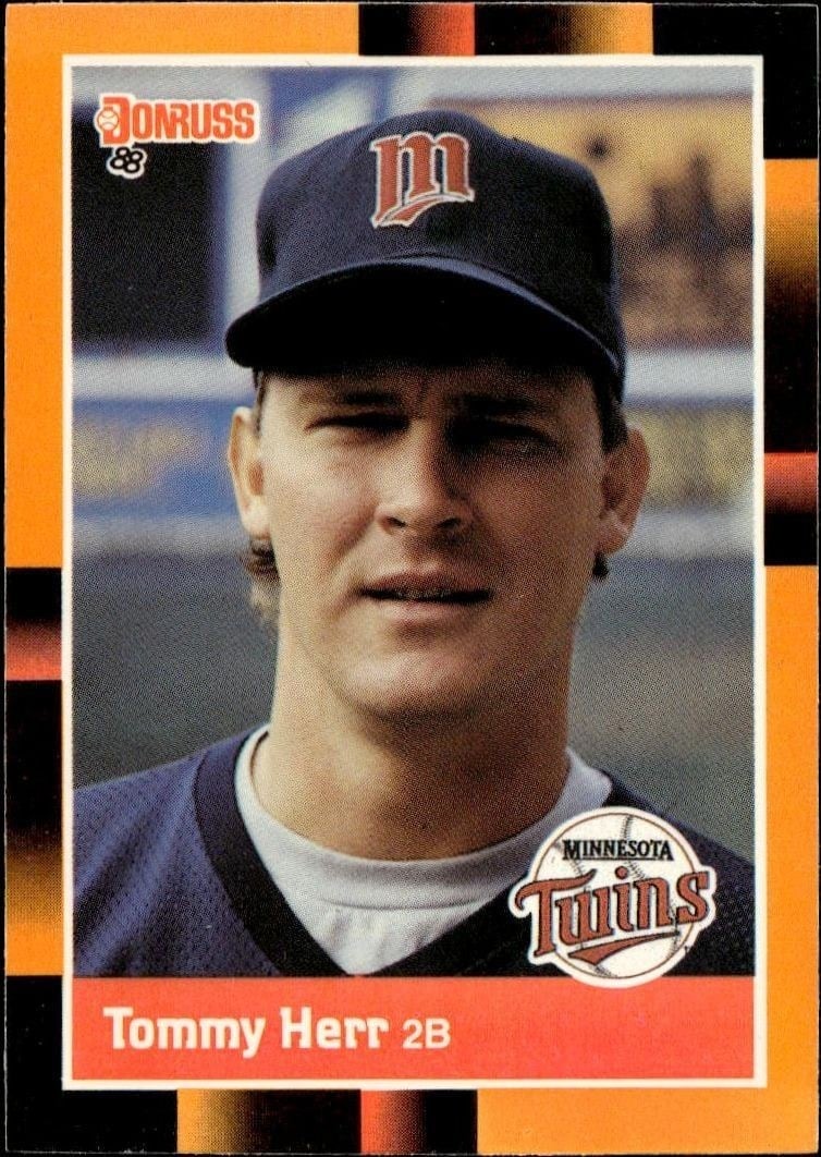 Tom Herr 1988 Donruss Baseball's Best #326 Baseball Trading Card - Front 1988 Donruss Baseball's Best Tom Herr #326 baseball trading card front