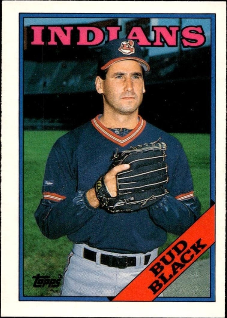 Bud Black 1988 Topps Traded #16T Baseball Trading Card - Front 1988 Topps Traded Bud Black #16T baseball trading card front
