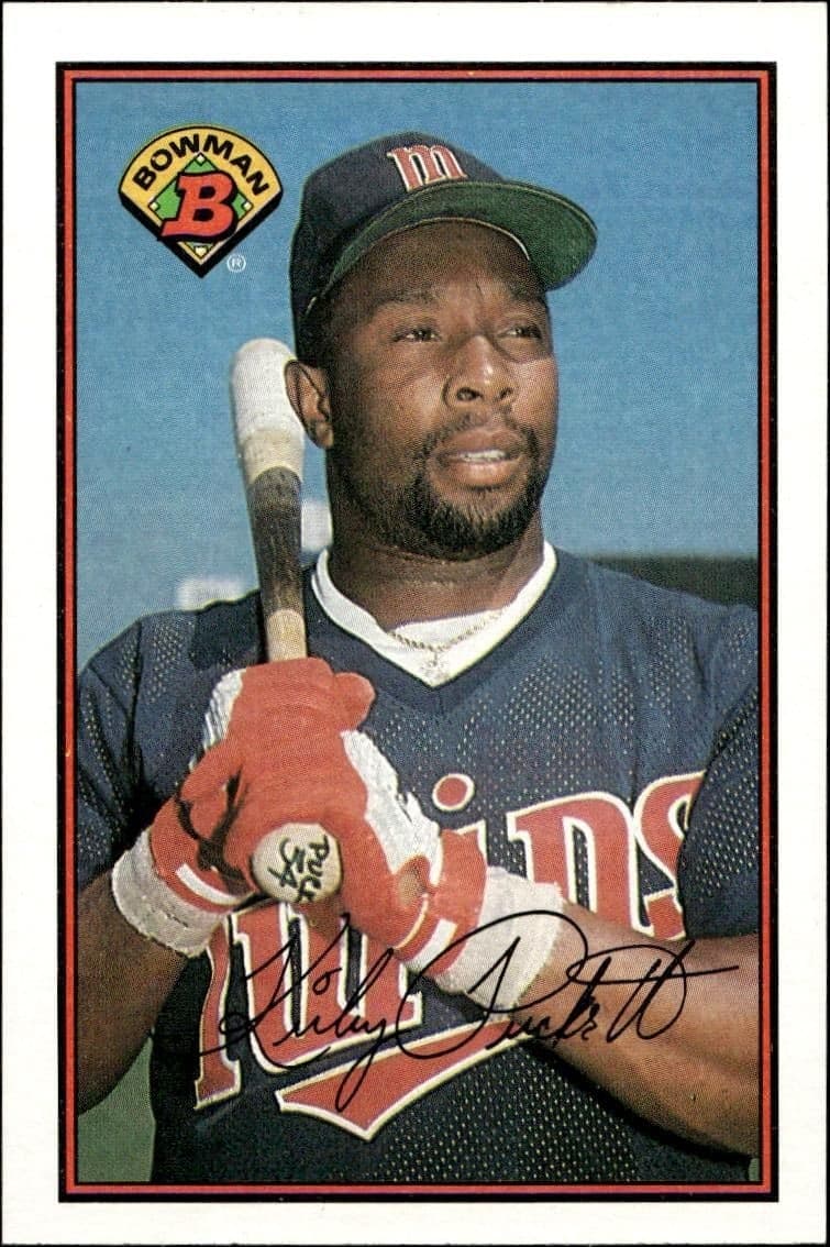 1989 Bowman Kirby Puckett #162 trading card