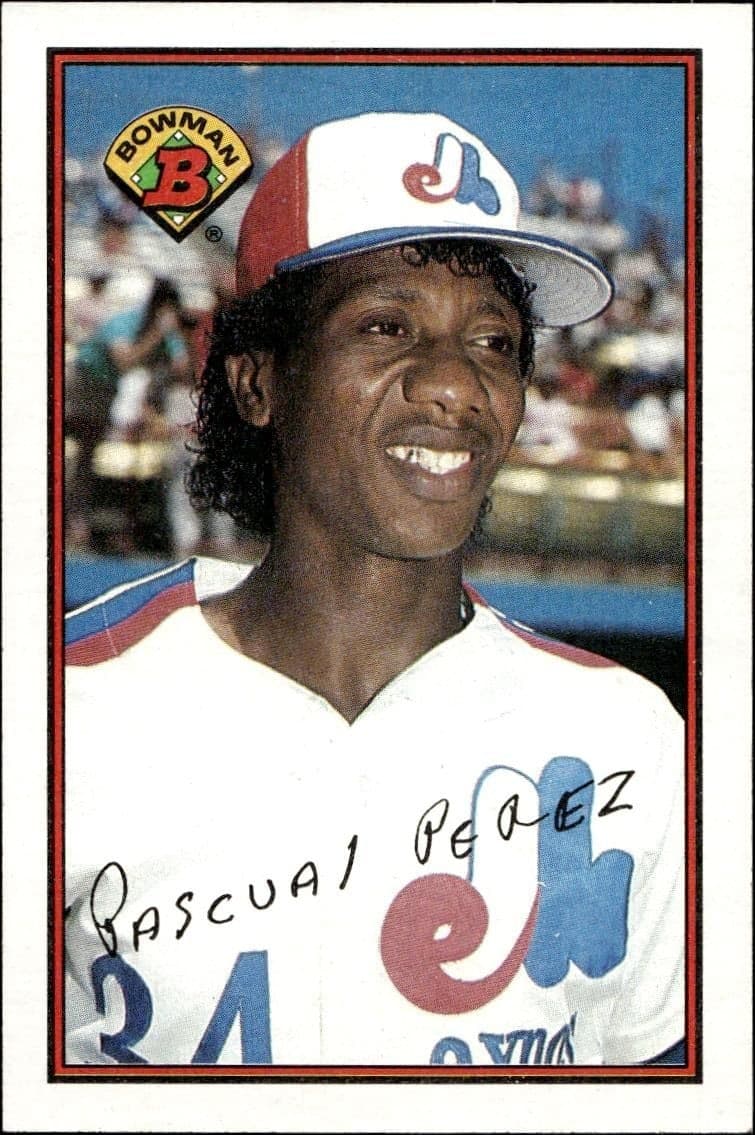 1989 Bowman Pascual Perez #354 trading card