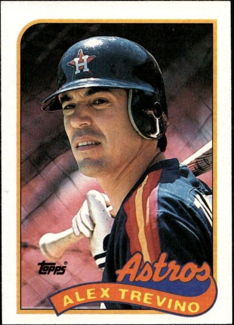 Alex Trevino 1989 Topps #64 Baseball Trading Card - Front 1989 Topps Alex Trevino #64 baseball trading card front