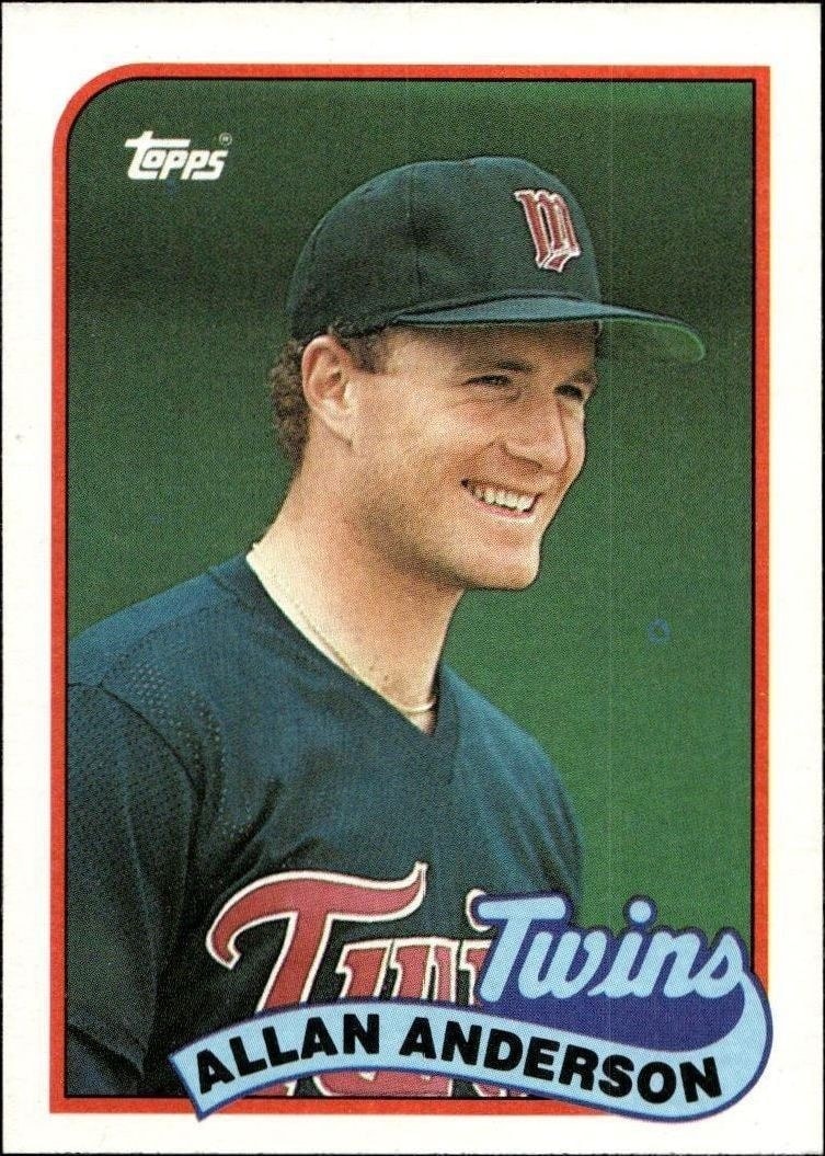 1989 topps Allan Anderson