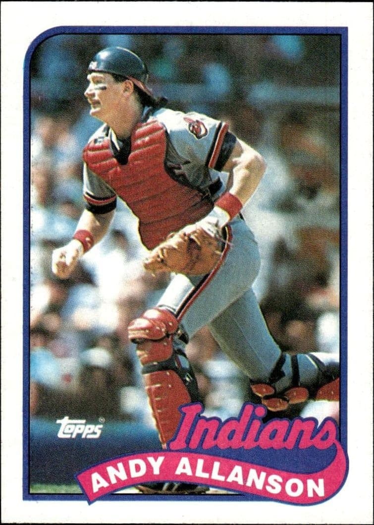 1989 Topps Andy Allanson #283 trading card