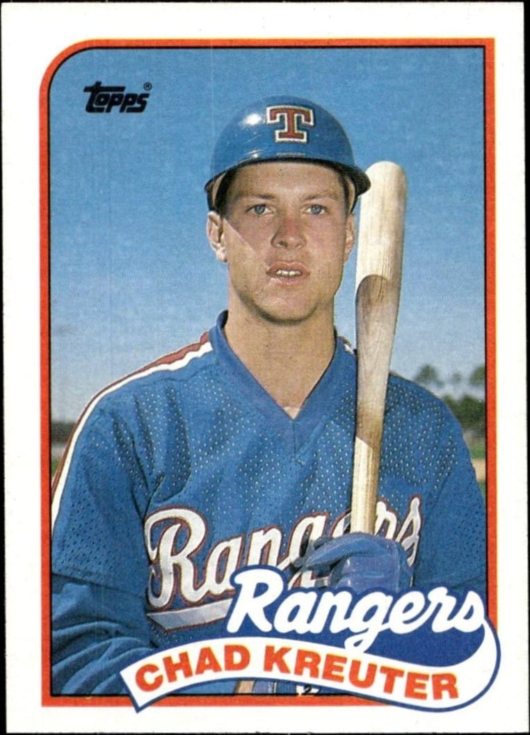 Chad Kreuter 1989 Topps #432 Baseball Trading Card - Front 1989 Topps Chad Kreuter #432 baseball trading card front