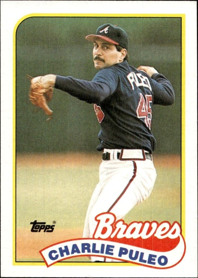 Charlie Puleo 1989 Topps #728 Baseball Trading Card - Front 1989 Topps Charlie Puleo #728 baseball trading card front
