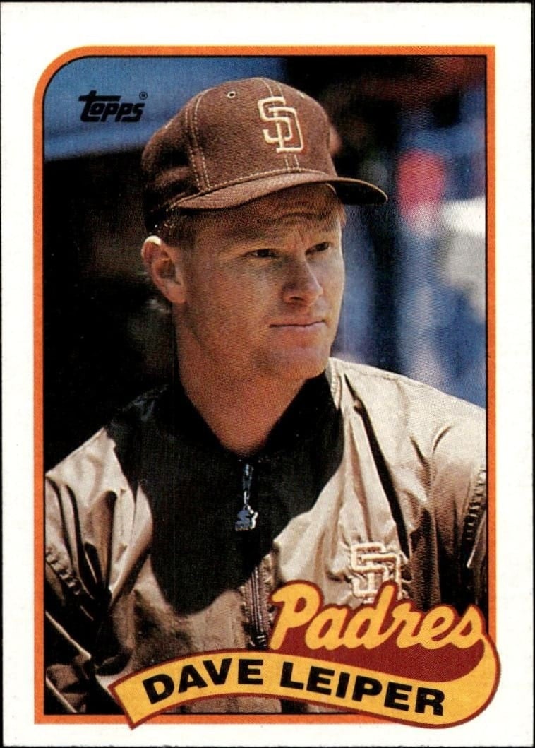 Dave Leiper 1989 Topps #82 Baseball Trading Card - Front 1989 Topps Dave Leiper #82 baseball trading card front